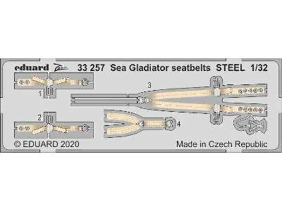 Sea Gladiator seatbelts STEEL 1/32 - image 1