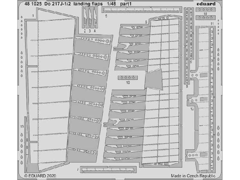 Do 217J-1/2 landing flaps 1/48 - Icm - image 1