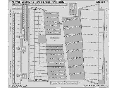 Do 217J-1/2 landing flaps 1/48 - Icm - image 2