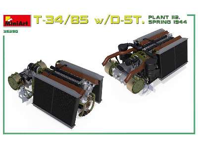 T-34/85 W/d-5t. Plant 112. Spring 1944. Interior Kit - image 43