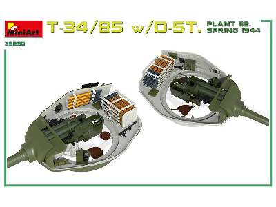 T-34/85 W/d-5t. Plant 112. Spring 1944. Interior Kit - image 44