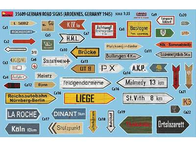 German Road Signs (Ardennes, Germany 1945) - image 2