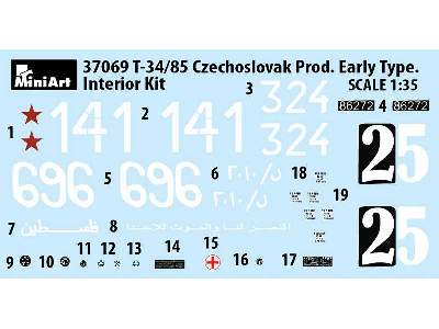 T-34/85 Czechoslovak Prod. Early Type. Interior Kit - image 3