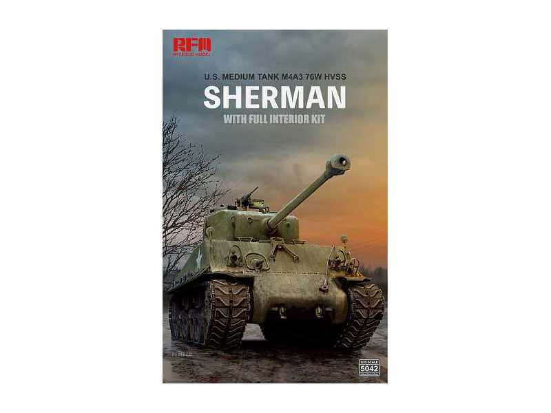 M4A3E8 Sherman w/Full Interior & Workable Track Links - image 1