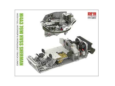 M4A3E8 Sherman w/Full Interior & Workable Track Links - image 3