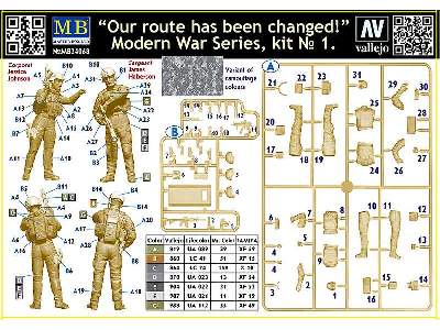 Our route has been changed! Modern War Series, kit No. 1 - image 2