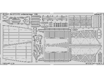 Do 217J-1/2 undercarriage 1/48 - Icm - image 1