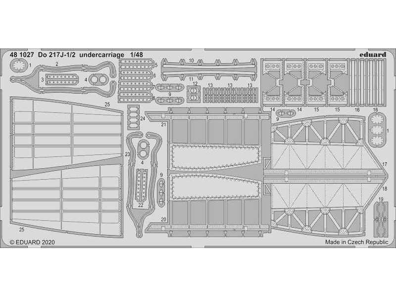 Do 217J-1/2 undercarriage 1/48 - Icm - image 1