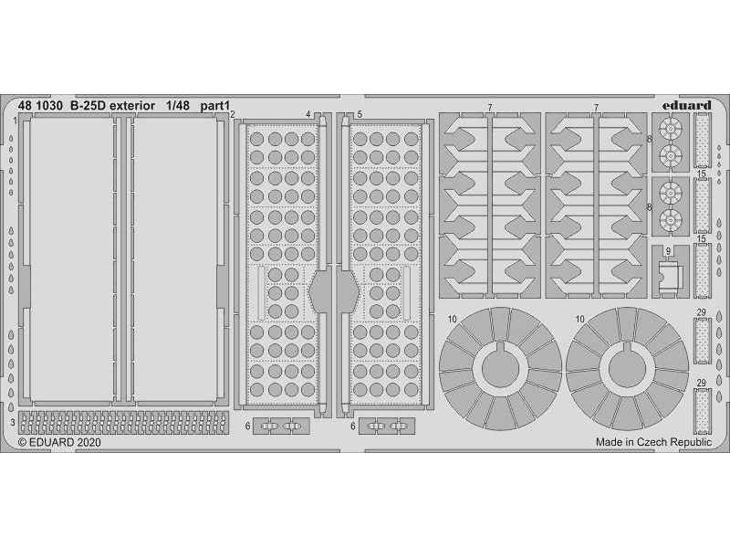 B-25D exterior 1/48 - image 1