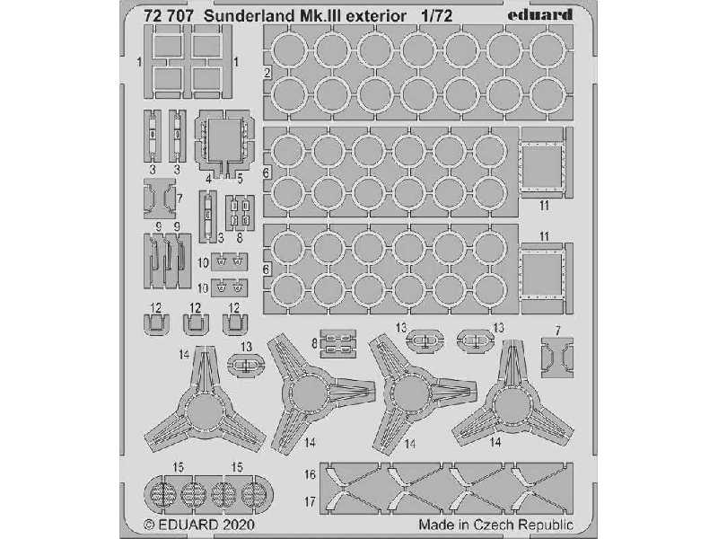 Sunderland Mk. III exterior 1/72 - image 1