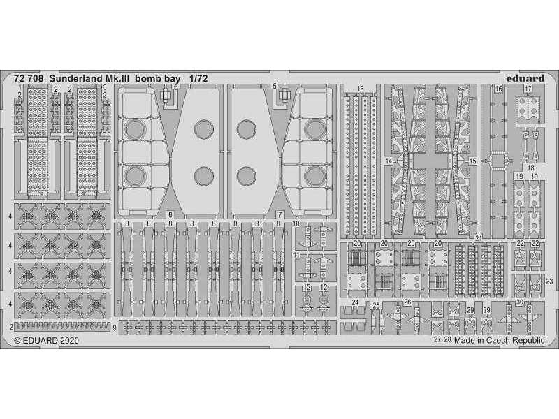 Sunderland Mk. III bomb bay 1/72 - image 1