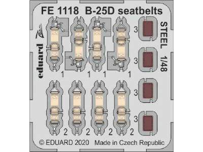 B-25D seatbelts STEEL 1/48 - image 1