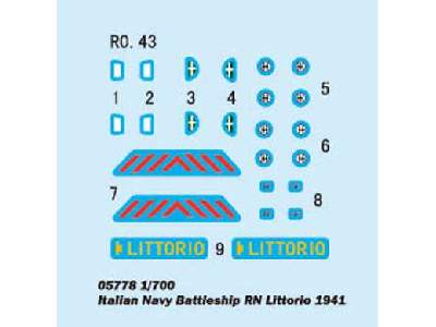 Italian Navy Battleship RN Littorio 1941 - image 3