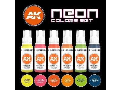 AK 11610 Neon Colors Set - image 1