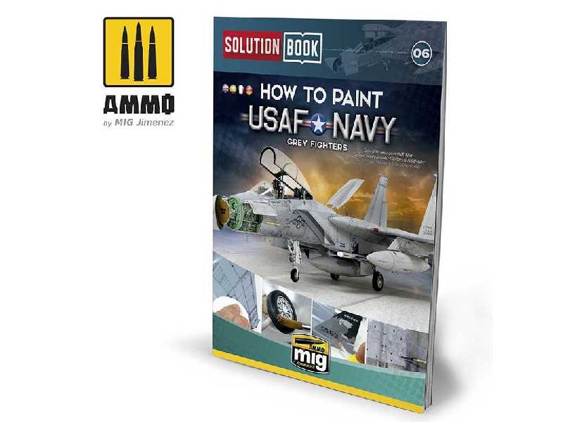 How To Paint USAF Navy Grey Fighters Solution Book - image 1