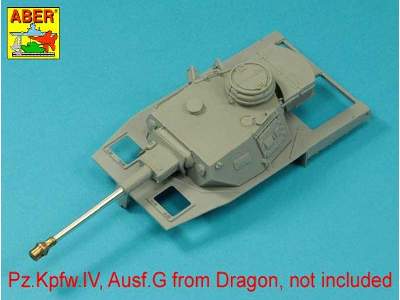 75mm barrel for KwK40L/43 w/early muzzle brake for Pz.Kpfw.VI.G - image 4