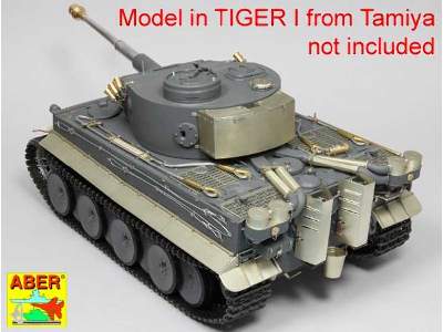 Tiger I, E Tunisia 501 abt.- Side fenders - image 9