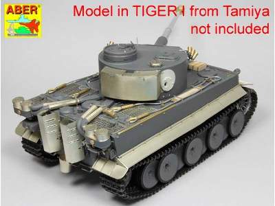 Tiger I, E Tunisia 501 abt.- Side fenders - image 10