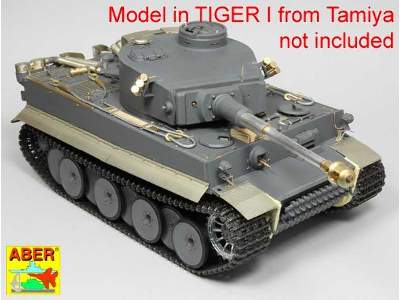 Tiger I, E Tunisia 501 abt.- Side fenders - image 11