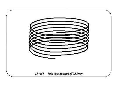 Thin electric cable diameter 0,55mm length 5m - image 4