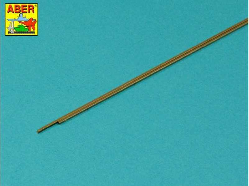 Brass square rods 1,0mm length 245mm x2 pcs. - image 1