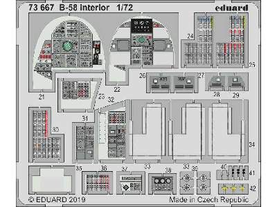 B-58 interior 1/72 - Italeri - image 2