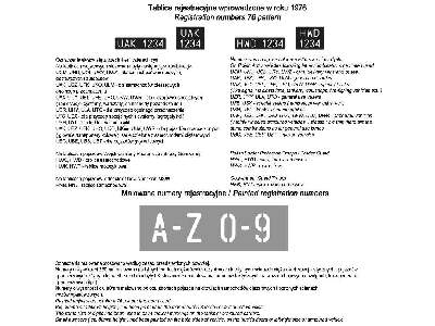 Polish Army Vehicles unit insignia, registration numbers - image 6