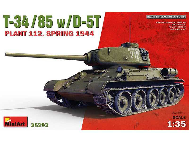 T-34/85 W/d-5t Plant 112. Spring 1944 - image 1