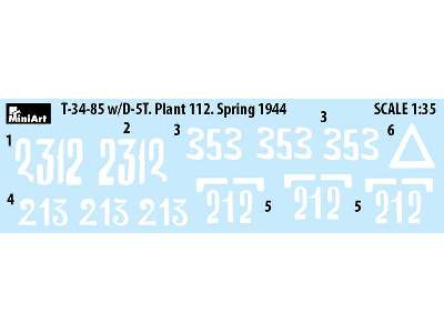 T-34/85 W/d-5t Plant 112. Spring 1944 - image 3