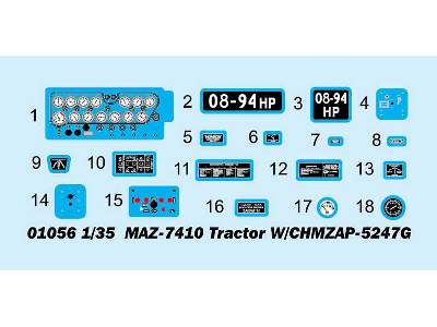 Maz-7410 Tractor W/chmzap-5247g - image 3