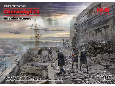 Chernobyl 3. Rubble cleaners - 5 figures - image 1