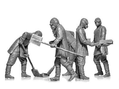 Chernobyl 3. Rubble cleaners - 5 figures - image 2