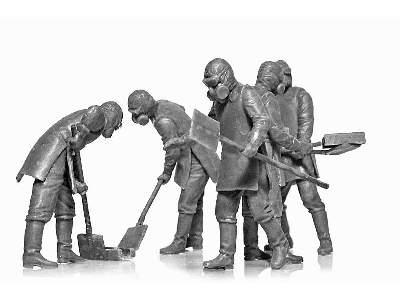 Chernobyl 3. Rubble cleaners - 5 figures - image 4