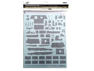 Sd.Kfz.171 Panther Ausf. A Late Production Zimmerit Decal Type 1 - image 1