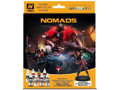 Nomads - 8 colour paint set - image 1