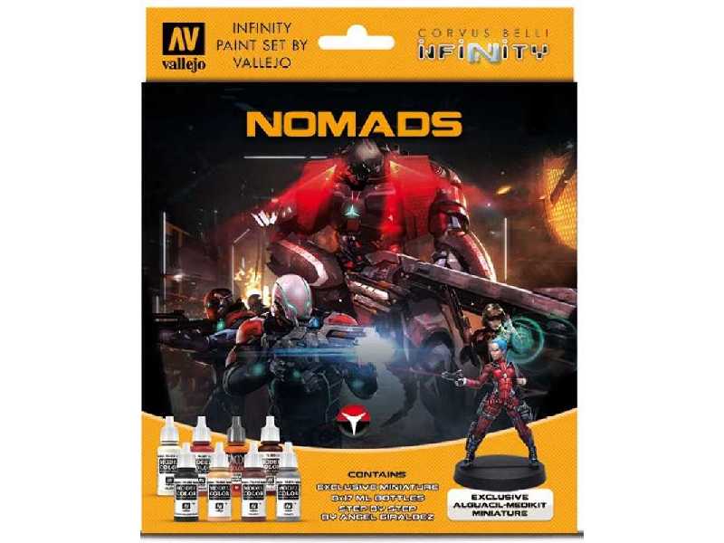 Nomads - 8 colour paint set - image 1