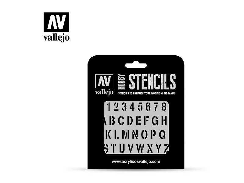 Stamp Font Stencil - image 1