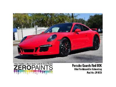 1031 Porsche Guards Red 80k - image 1