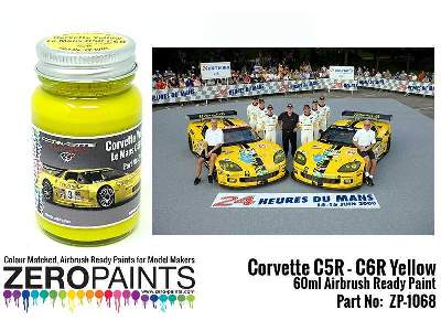 1068 Yellow Paint For Corvettes C5r-c6r - image 1