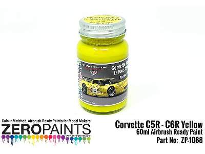 1068 Yellow Paint For Corvettes C5r-c6r - image 2