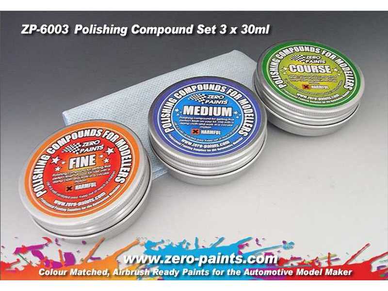 Polishing Compound Set (3 Grades + Cloth) - image 1