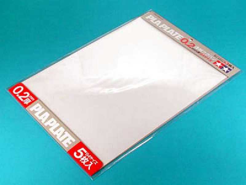 Clear Transparent Plastic Plate 0.2 mm B4 Size - 5 sheets - image 1