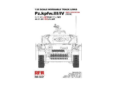 Pz.Kpfw.III/IV Early Production (40cm) Workable Track Links - image 2
