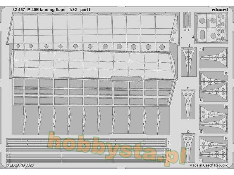 P-40E landing flaps 1/32 - image 1