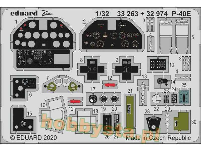 P-40E interior 1/32 - image 1