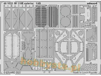 Bf 110E exterior 1/48 - image 1