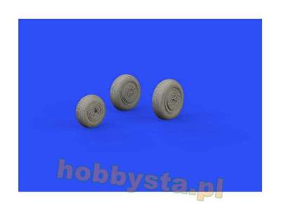 MiG-19 wheels 1/48 - Eduard - image 5