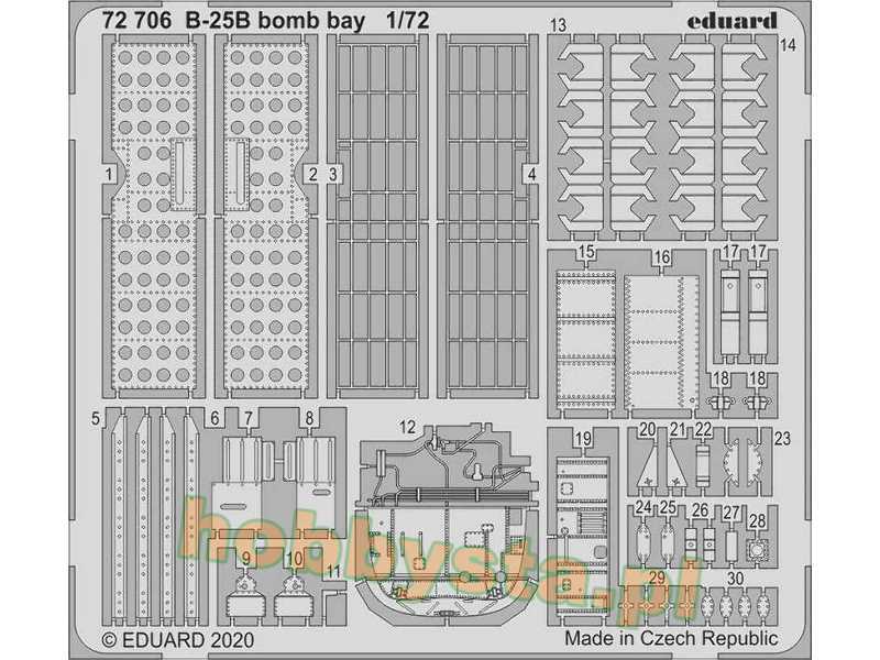 B-25B bomb bay 1/72 - image 1