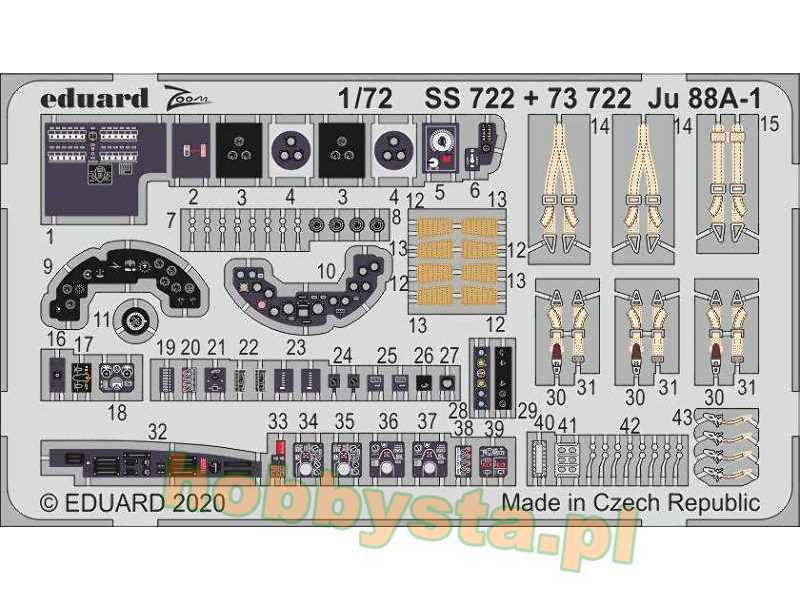 Ju 88A-1 interior 1/72 - image 1