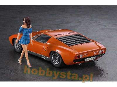 Lamborghini Miura P400 Sv W/Italian Girl's Figure - image 3